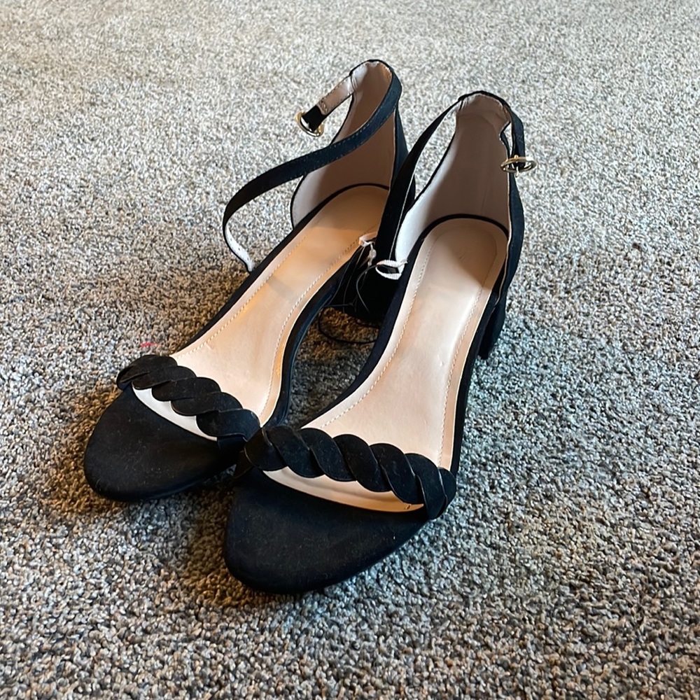 black heels